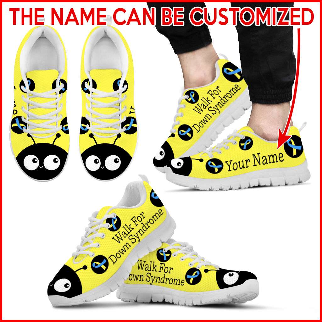Walk For Down Syndrome Shoes Lady Bug Sneaker Personalized Custom Best Shoes For Men And Women 2