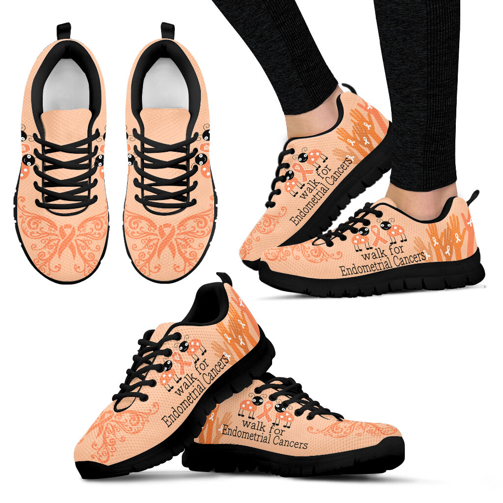 Walk For Endometrial Cancers Shoes Sneaker Walking Shoes Best Gift For Men And Women 1 Walk For Endometrial Cancers Shoes Sneaker Walking Shoes Best Gift For Men And Women 1