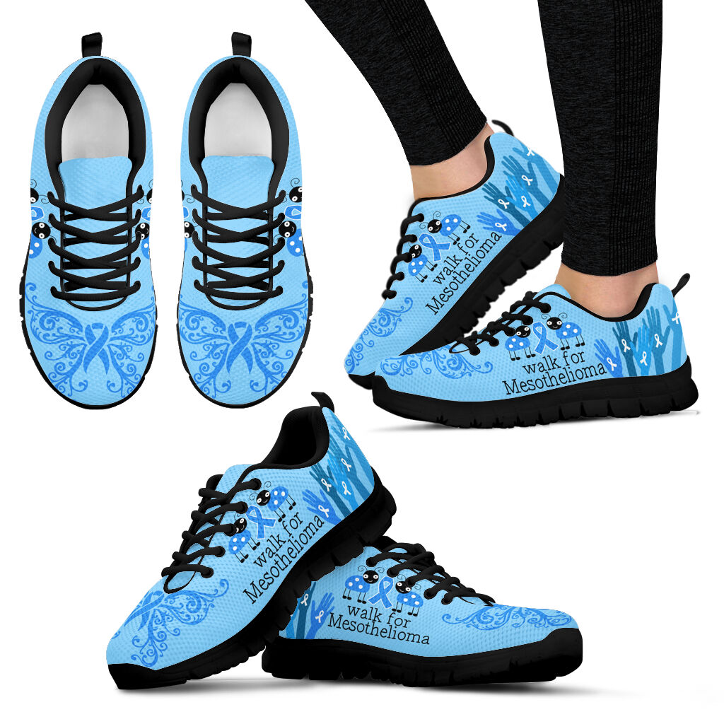 Walk For Mesothelioma Shoes Sneaker Walking Shoes Best Gift For Men And Women Cancer Awareness Shoes 1 Walk For Mesothelioma Shoes Sneaker Walking Shoes Best Gift For Men And Women Cancer Awareness Shoes 1