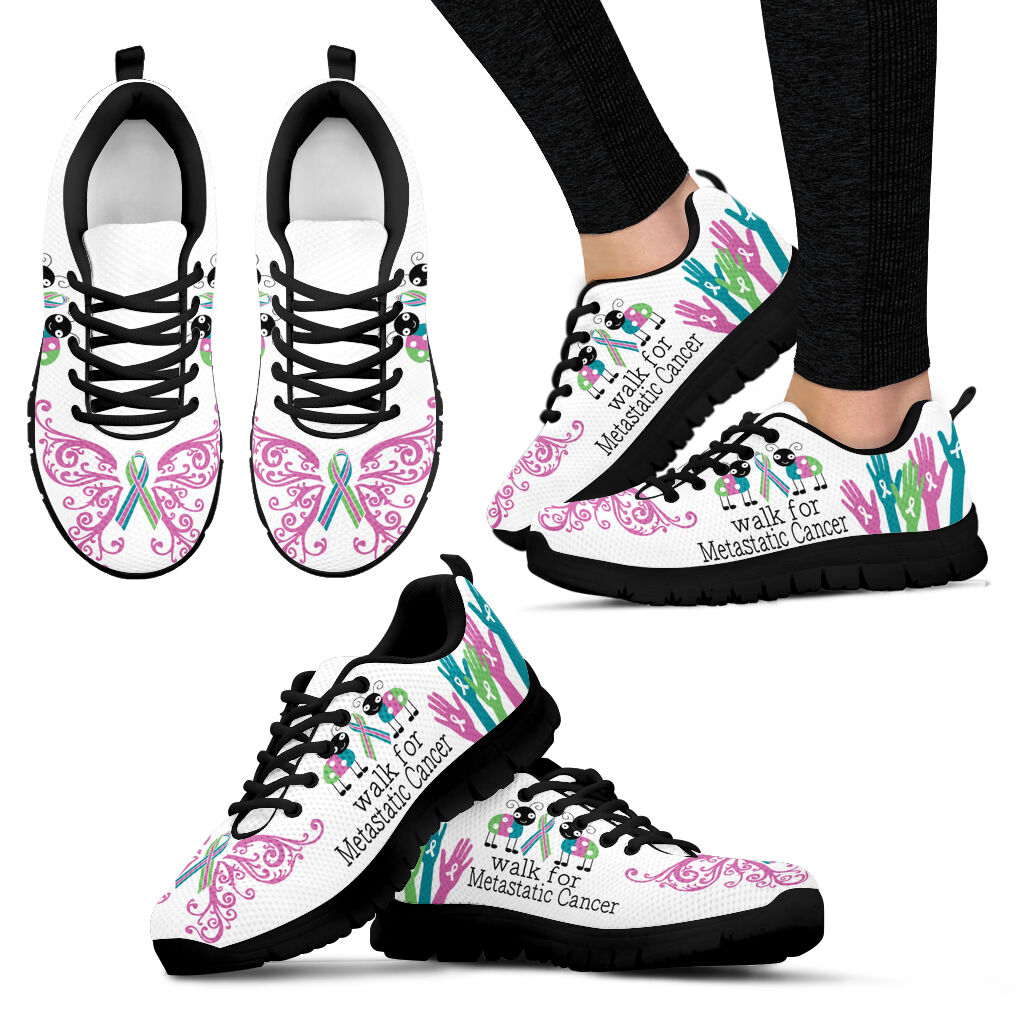Walk For Metastatic Cancer Shoes Sneaker Walking Shoes Best Gift For Men And Women 1 Walk For Metastatic Cancer Shoes Sneaker Walking Shoes Best Gift For Men And Women 1