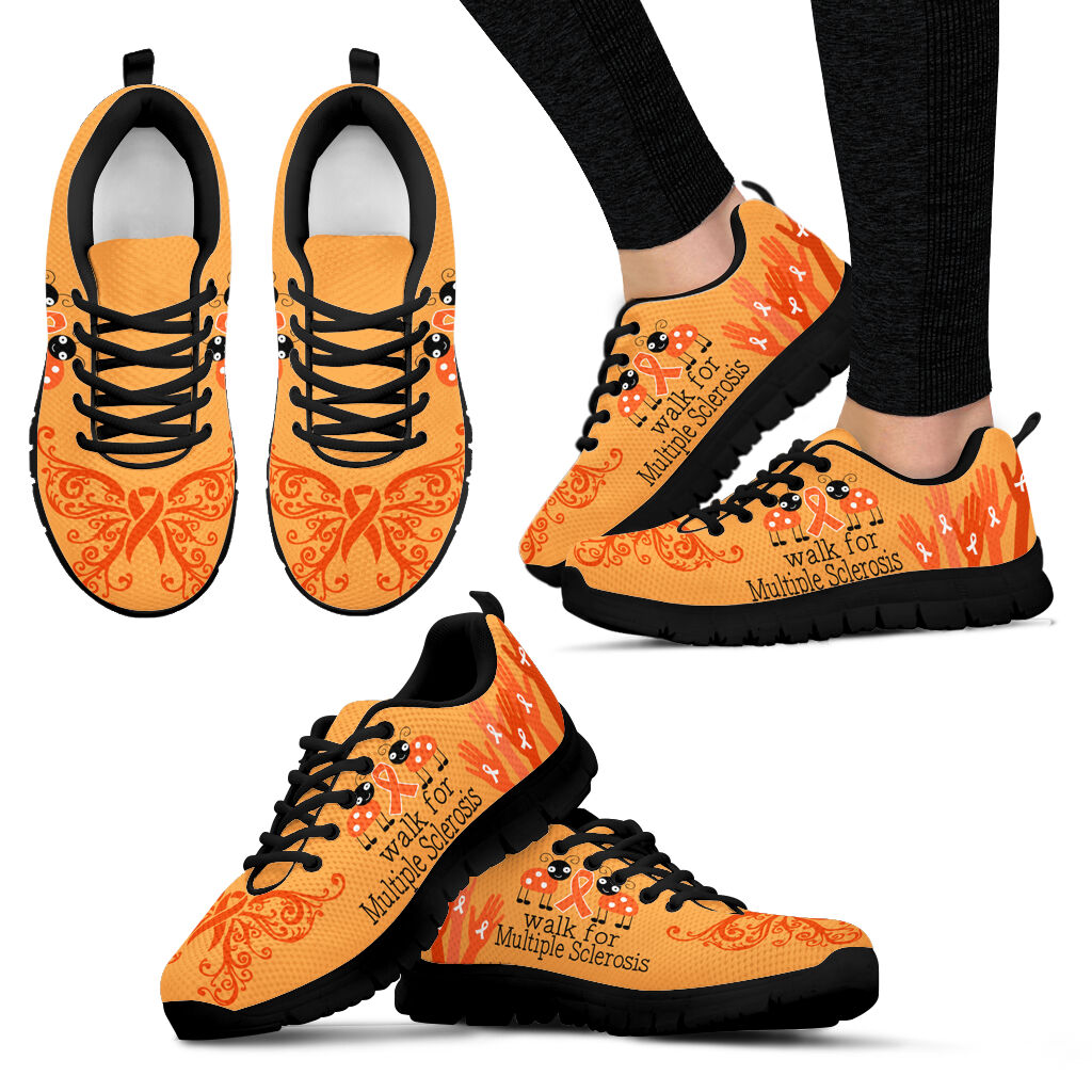 Walk For Multiple Sclerosis Shoes Sneaker Walking Shoes Best Gift For Men And Women Cancer Awareness Shoes 1 Walk For Multiple Sclerosis Shoes Sneaker Walking Shoes Best Gift For Men And Women Cancer Awareness Shoes 1