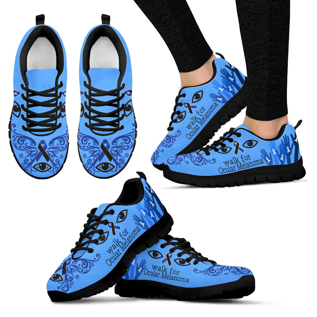 Walk For Ocular Melanoma Shoes Eyes Sneaker Walking Shoes Best Gift For Men And Women Malalan 1
