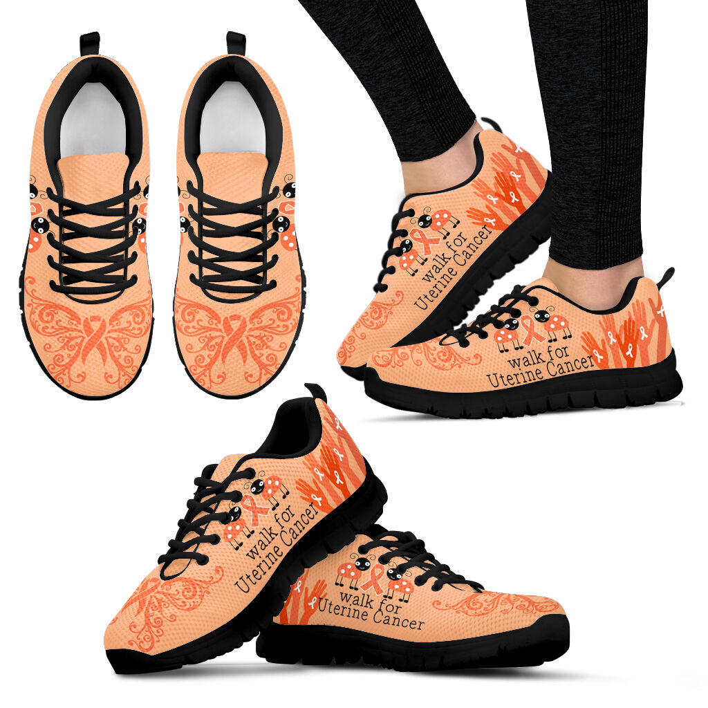 Walk For Uterine Cancer Shoes Sneaker Walking Shoes Best Shoes For Men And Women Cancer Awareness Shoes 1 Walk For Uterine Cancer Shoes Sneaker Walking Shoes Best Shoes For Men And Women Cancer Awareness Shoes 1