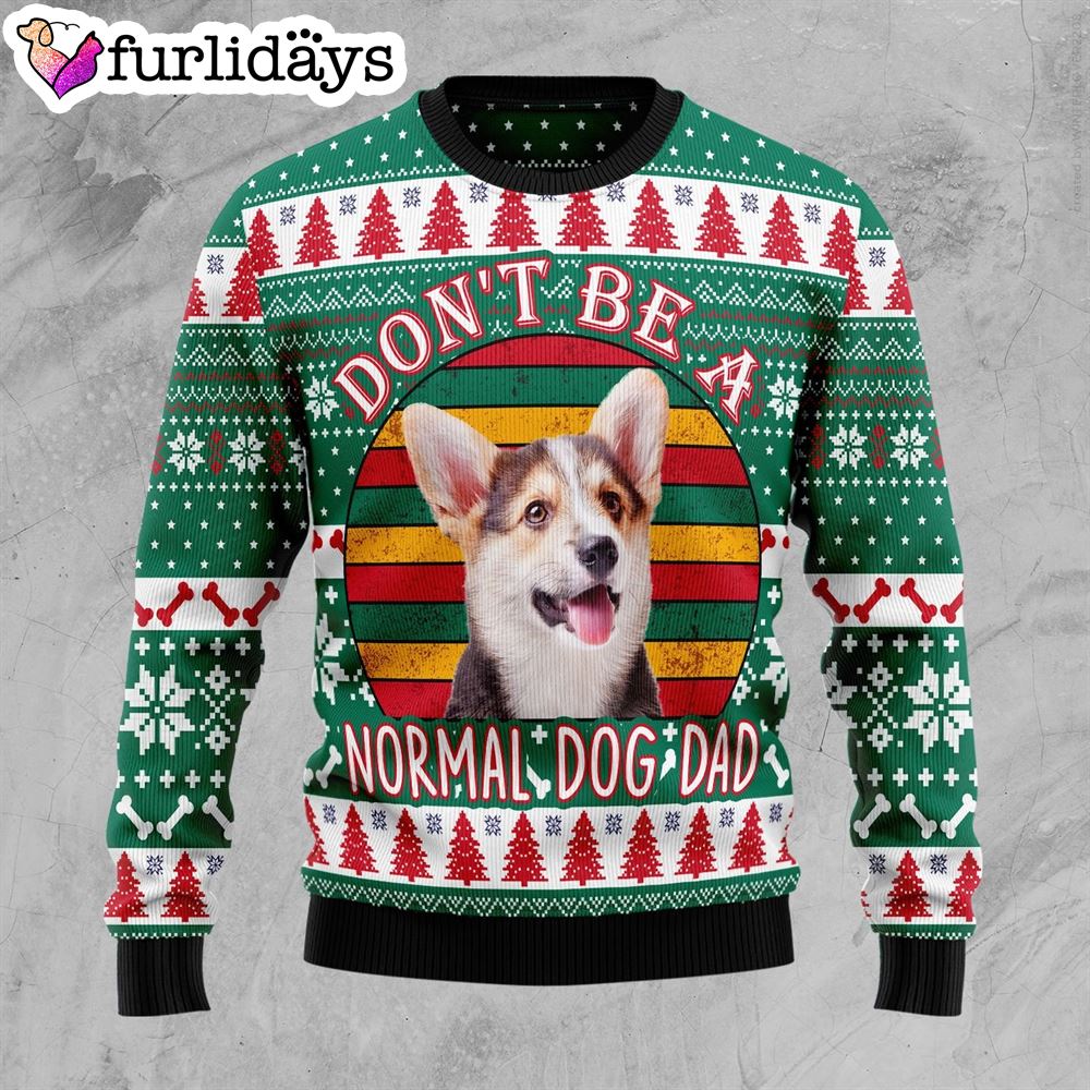 Welsh Corgi Dog Dad Ugly Christmas Sweater Gift For Christmas Gifts For Dog Lovers 1 Welsh Corgi Dog Dad Ugly Christmas Sweater Gift For Christmas Gifts For Dog Lovers 1
