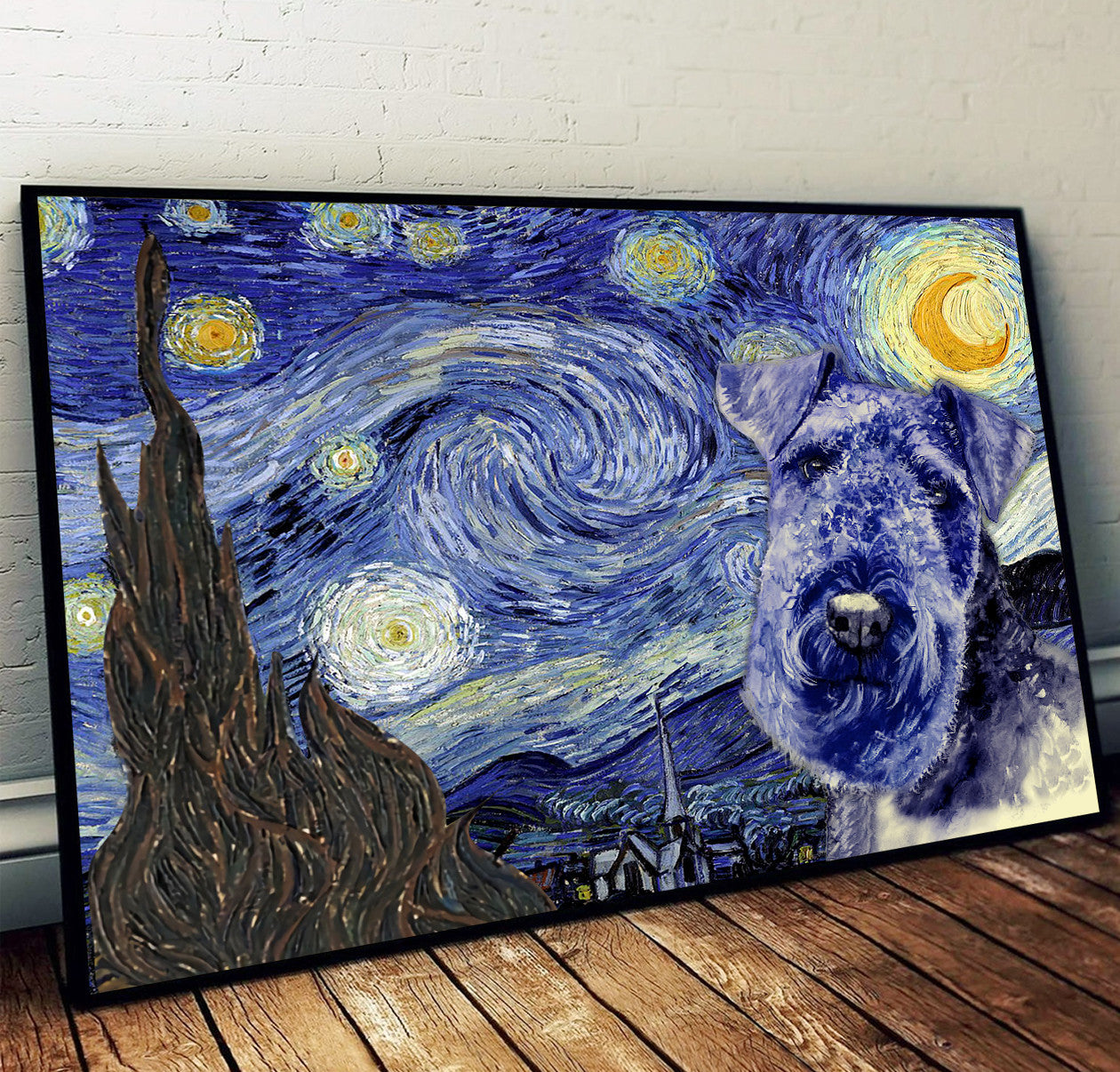 Welsh Terrier Poster Matte Canvas Dog Wall Art Prints Painting On Canvas 1 Welsh Terrier Poster Matte Canvas Dog Wall Art Prints Painting On Canvas 1