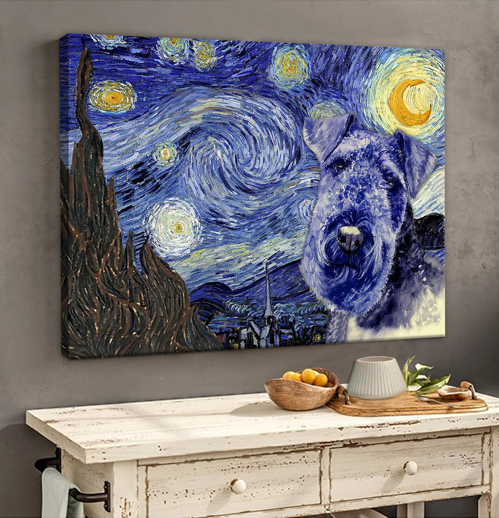 Welsh Terrier Poster Matte Canvas Dog Wall Art Prints Painting On Canvas 2 Welsh Terrier Poster Matte Canvas Dog Wall Art Prints Painting On Canvas 2