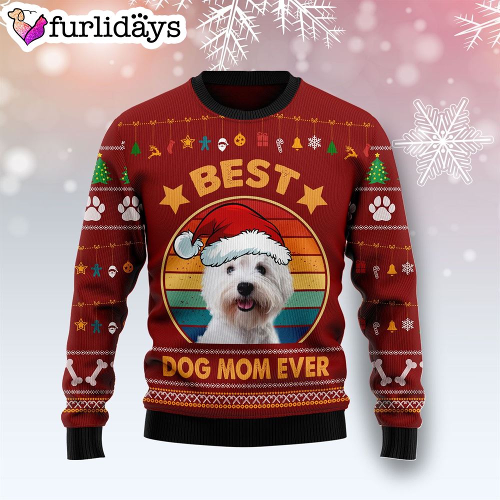West Highland White Terrier Best Dog Mom Ever Ugly Christmas Sweater Gifts For Dog Lovers 1 West Highland White Terrier Best Dog Mom Ever Ugly Christmas Sweater Gifts For Dog Lovers 1