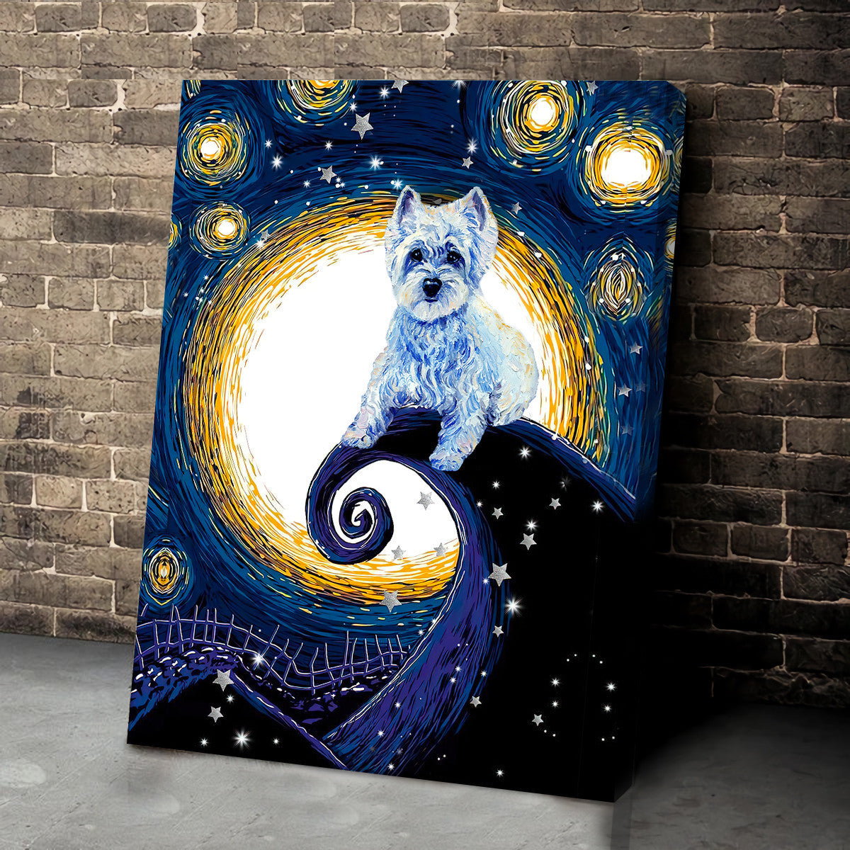 West Highland White Terrier Poster Canvas Dog Canvas Wall Art Dog Lovers Gifts For Him Or Her 3 West Highland White Terrier Poster Canvas Dog Canvas Wall Art Dog Lovers Gifts For Him Or Her 3