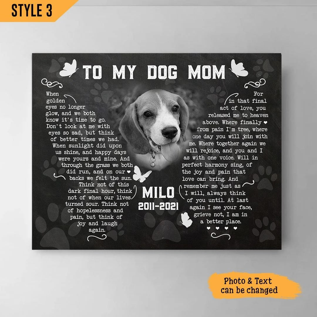 When Golden Eyes No Longer Glow Dog Horizontal Canvas Wall Art Canvas Gifts for Dog Mom 1 When Golden Eyes No Longer Glow Dog Horizontal Canvas Wall Art Canvas Gifts for Dog Mom 1