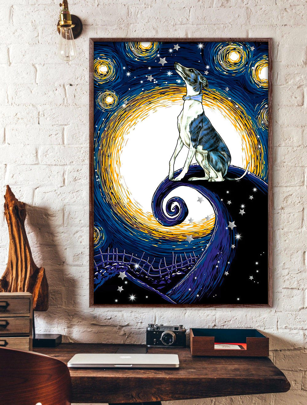 Whippet Poster Canvas Dog Canvas Wall Art Dog Lovers Gifts For Him Or Her 2 Whippet Poster Canvas Dog Canvas Wall Art Dog Lovers Gifts For Him Or Her 2