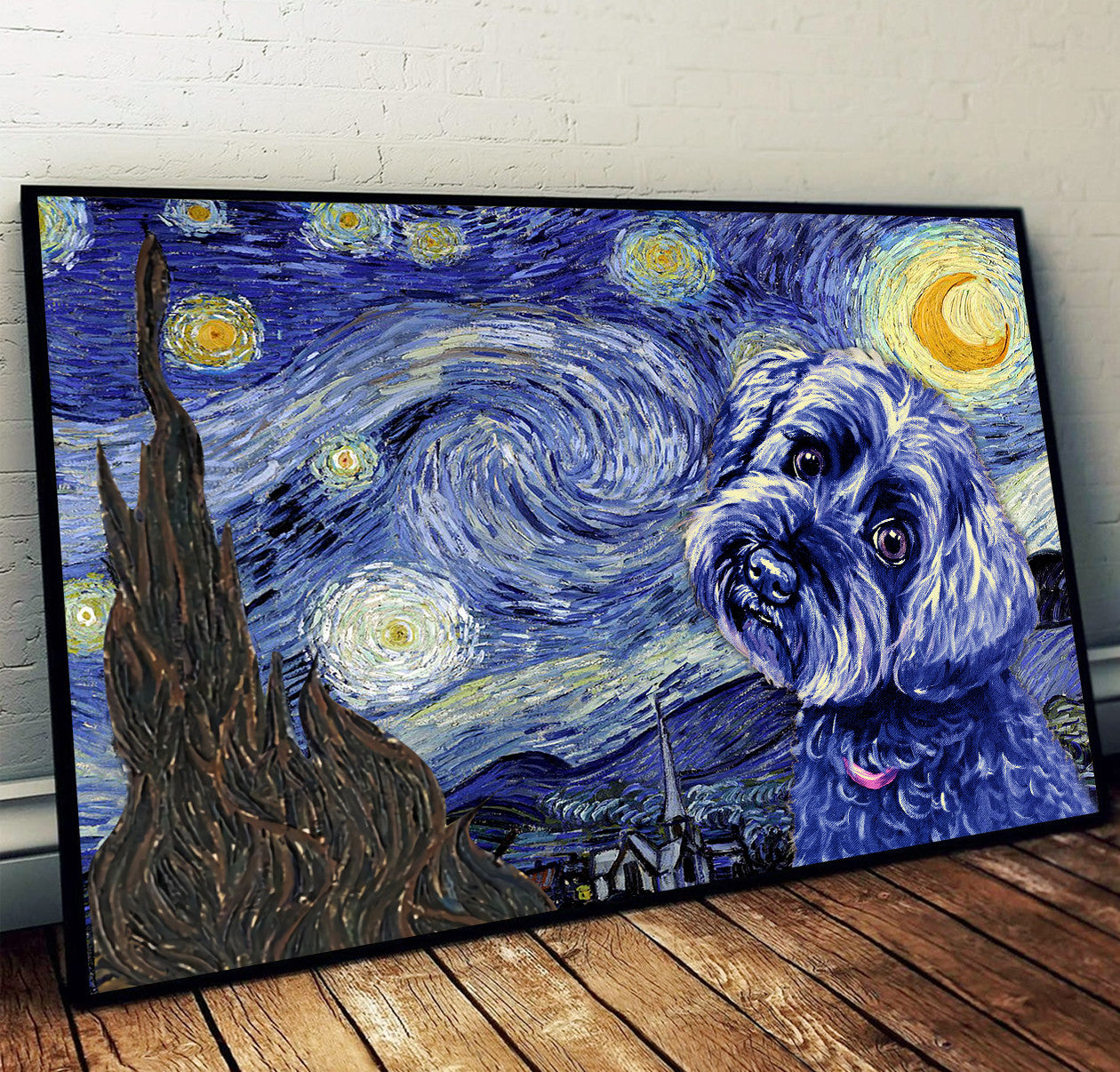 Yorkipoo Poster Matte Canvas Dog Wall Art Prints Painting On Canvas 1 Yorkipoo Poster Matte Canvas Dog Wall Art Prints Painting On Canvas 1