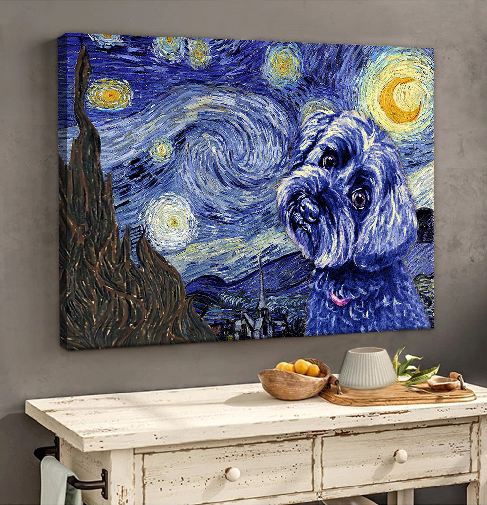 Yorkipoo Poster Matte Canvas Dog Wall Art Prints Painting On Canvas 2 Yorkipoo Poster Matte Canvas Dog Wall Art Prints Painting On Canvas 2