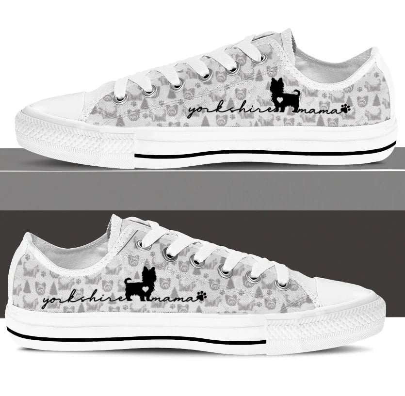 Yorkshire Terrier Low Top Shoes Dog Walking Shoes Men Women Dog Memorial Gift 5