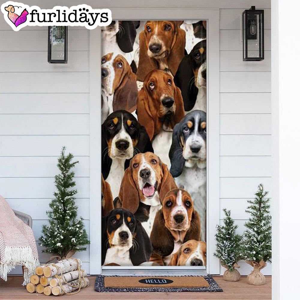 A Bunch Of Basset Hounds Door Cover Great Gift Idea For Dog Lovers Dog Memorial Gift A Bunch Of Basset Hounds Door Cover Great Gift Idea For Dog Lovers Dog Memorial Gift