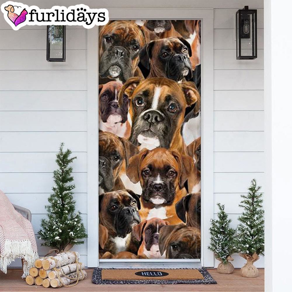 A Bunch Of Boxers Door Cover Great Gift Idea For Dog Lovers Dog Memorial Gift A Bunch Of Boxers Door Cover Great Gift Idea For Dog Lovers Dog Memorial Gift