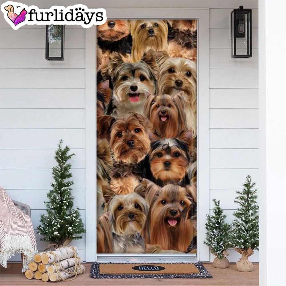 A Bunch Of Yorkshire Terriers Yorkies Door Cover Great Gift Idea For Dog Lovers Dog Memorial Gift A Bunch Of Yorkshire Terriers Yorkies Door Cover Great Gift Idea For Dog Lovers Dog Memorial Gift