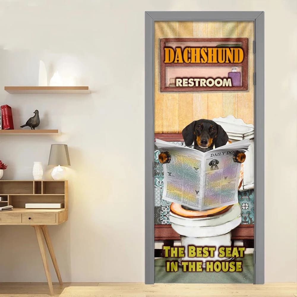 A Dachshund Rest Room Door Cover Xmas Outdoor Decoration Gifts For Dog Lovers 2 A Dachshund Rest Room Door Cover Xmas Outdoor Decoration Gifts For Dog Lovers 2