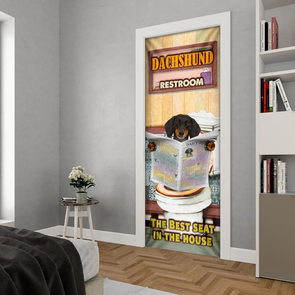 A Dachshund Rest Room Door Cover Xmas Outdoor Decoration Gifts For Dog Lovers 4 A Dachshund Rest Room Door Cover Xmas Outdoor Decoration Gifts For Dog Lovers 4