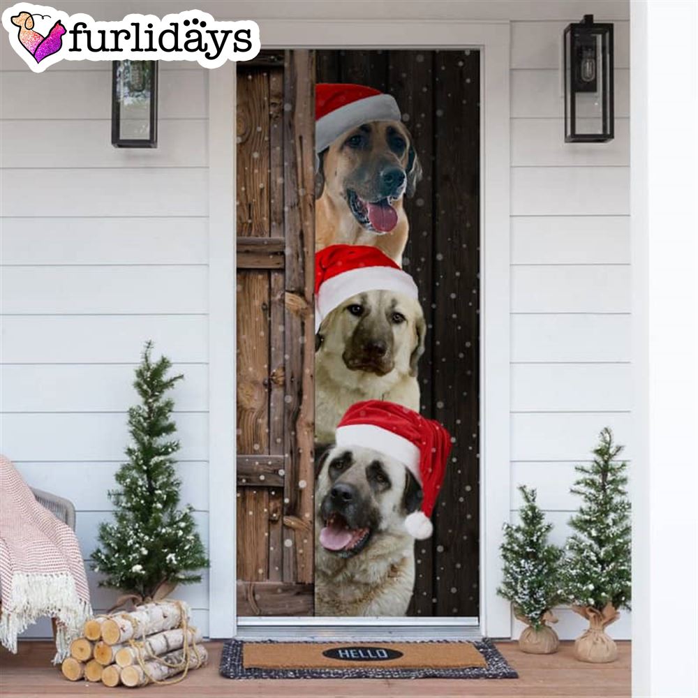 Anatolian Shepherd Dog Christmas Door Cover Xmas Gifts For Pet Lovers Christmas Decor Anatolian Shepherd Dog Christmas Door Cover Xmas Gifts For Pet Lovers Christmas Decor