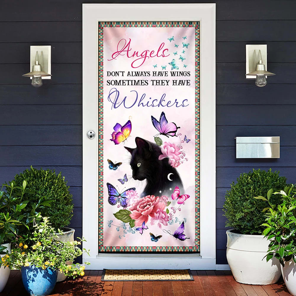Angels Don t Always Have Wings. Cat In Heaven Door Cover 2 Angels Don t Always Have Wings. Cat In Heaven Door Cover 2