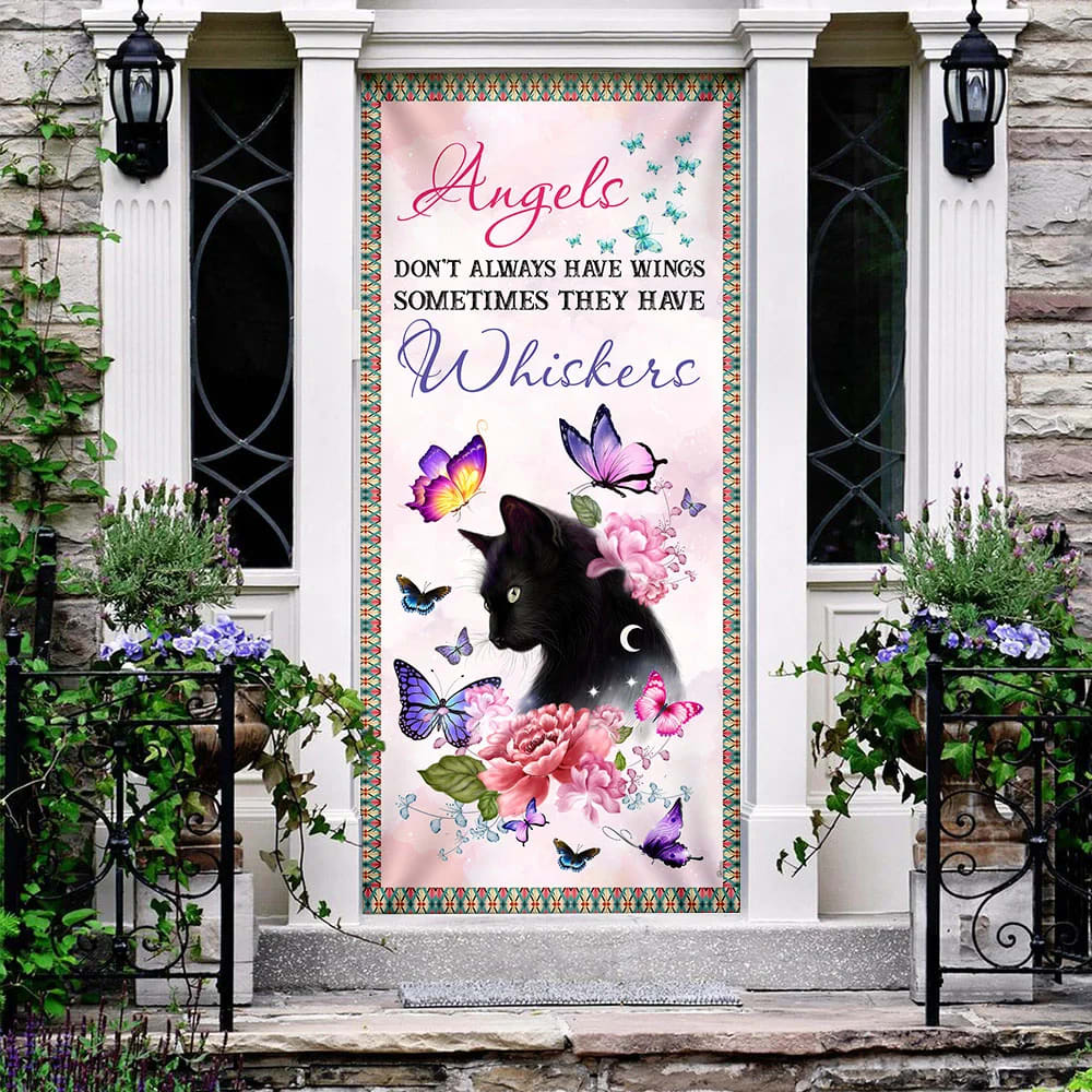 Angels Don t Always Have Wings. Cat In Heaven Door Cover 3 Angels Don t Always Have Wings. Cat In Heaven Door Cover 3
