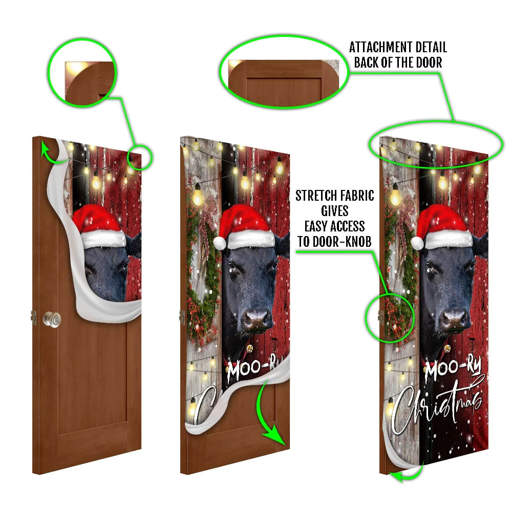 Angus Moory Christmas Door Cover Front Door Christmas Cover Christmas Outdoor Decoration Unique Gifts Doorcover 6