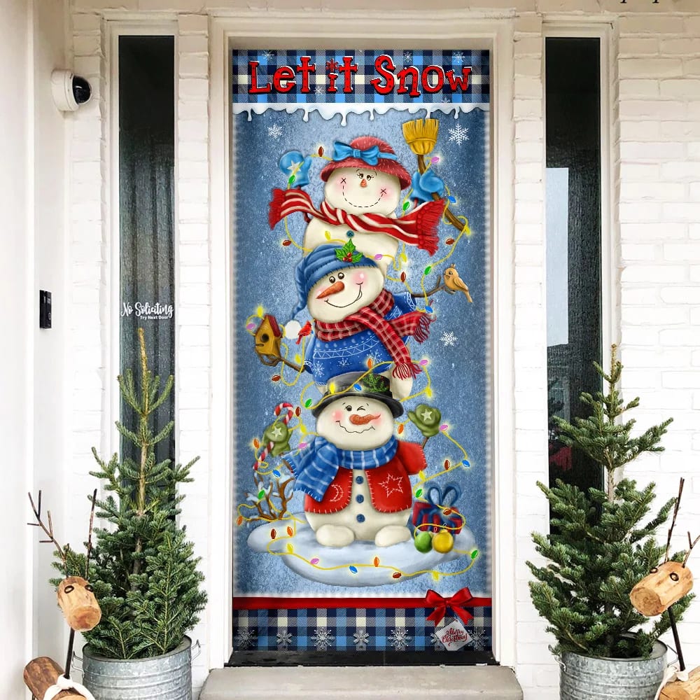 Banner Home Decor Let It Snowman Christmas Door Cover Christmas Outdoor Decoration Unique Gifts Doorcover 1 Banner Home Decor Let It Snowman Christmas Door Cover Christmas Outdoor Decoration Unique Gifts Doorcover 1