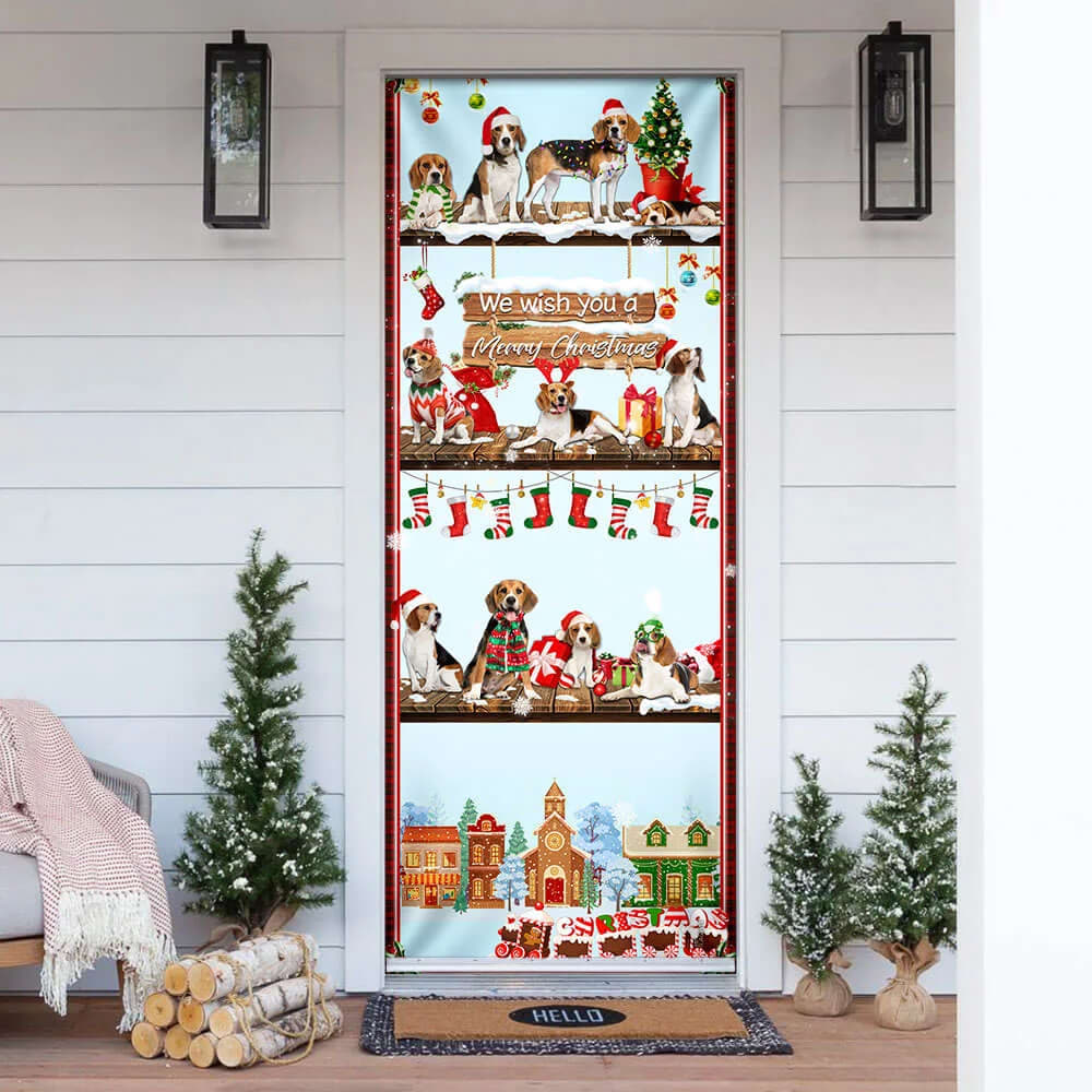 Beagle Christmas Door Cover Front Door Christmas Cover Unique Gifts Doorcover 1 Beagle Christmas Door Cover Front Door Christmas Cover Unique Gifts Doorcover 1