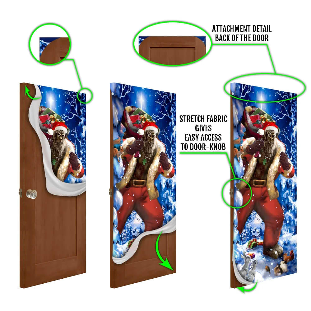 Bigfoot Door Cover Christmas Forest Decor Front Door Christmas Cover Unique Gifts Doorcover 5 Bigfoot Door Cover Christmas Forest Decor Front Door Christmas Cover Unique Gifts Doorcover 5