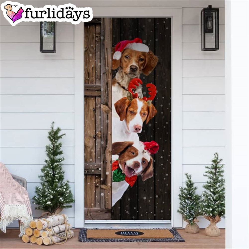 Brittany Spaniel Christmas Door Cover Xmas Gifts For Pet Lovers Christmas Gift For Friends Brittany Spaniel Christmas Door Cover Xmas Gifts For Pet Lovers Christmas Gift For Friends