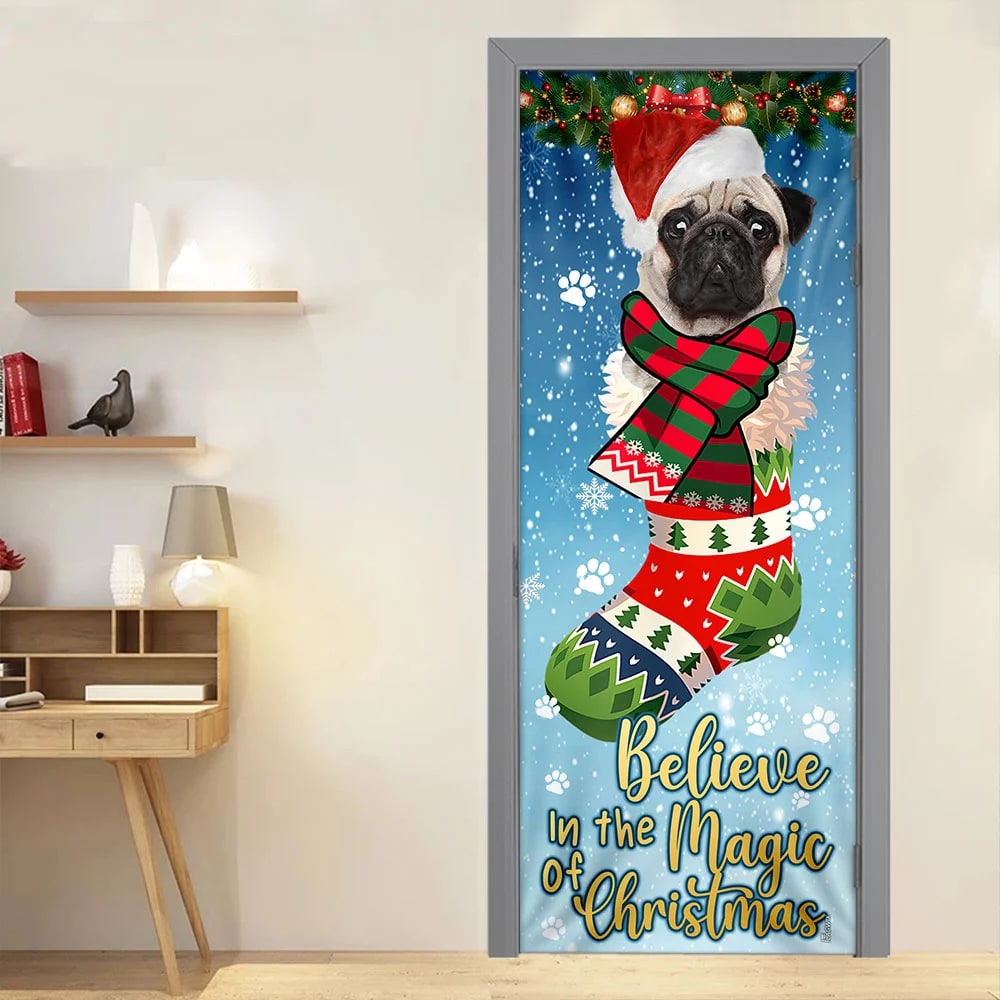 Bulldog In Sock Door Cover Believe In The Magic Of Christmas Door Cover Christmas Outdoor Decoration Gifts For Dog Lovers 4 Bulldog In Sock Door Cover Believe In The Magic Of Christmas Door Cover Christmas Outdoor Decoration Gifts For Dog Lovers 4