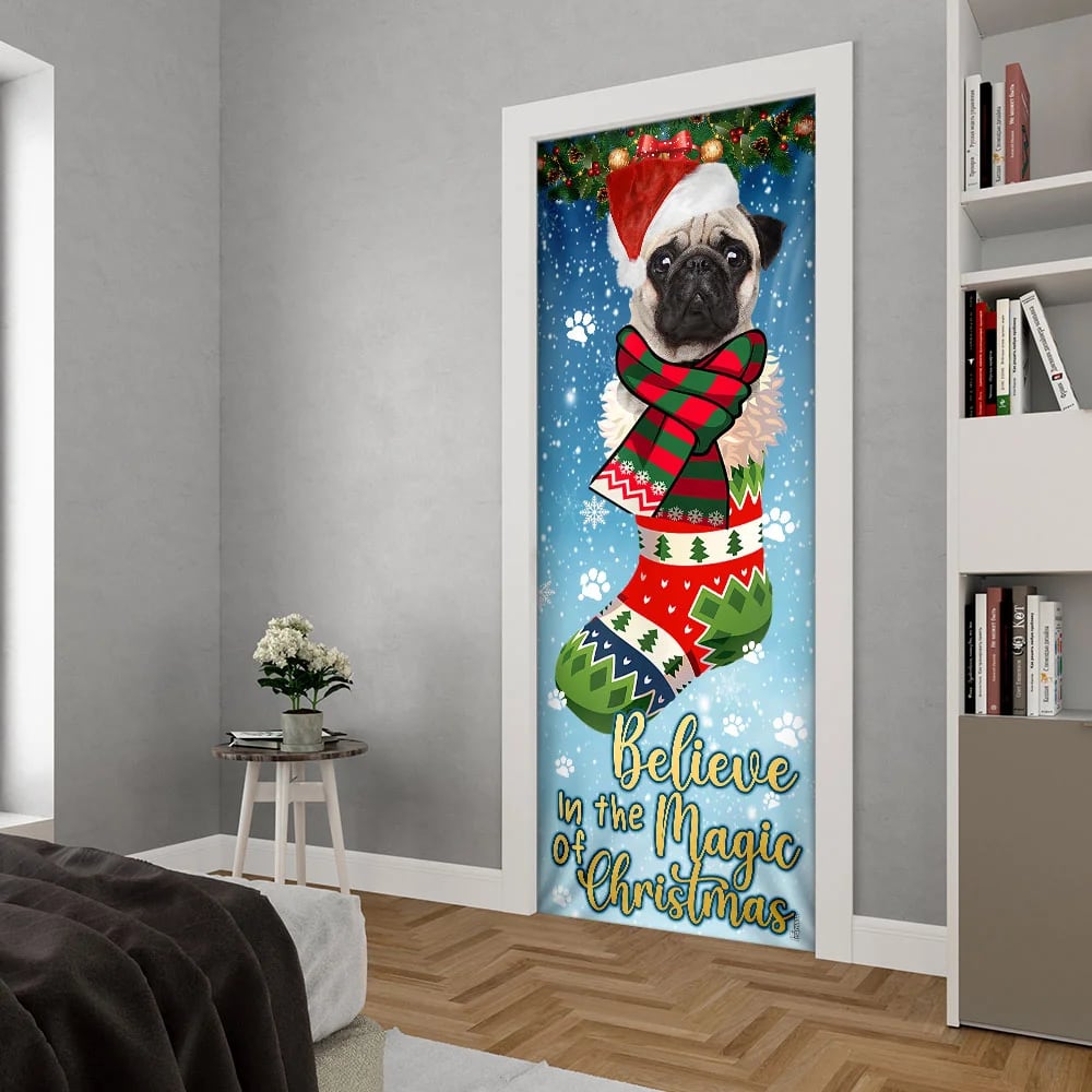 Bulldog In Sock Door Cover Believe In The Magic Of Christmas Door Cover Christmas Outdoor Decoration Gifts For Dog Lovers 5 Bulldog In Sock Door Cover Believe In The Magic Of Christmas Door Cover Christmas Outdoor Decoration Gifts For Dog Lovers 5