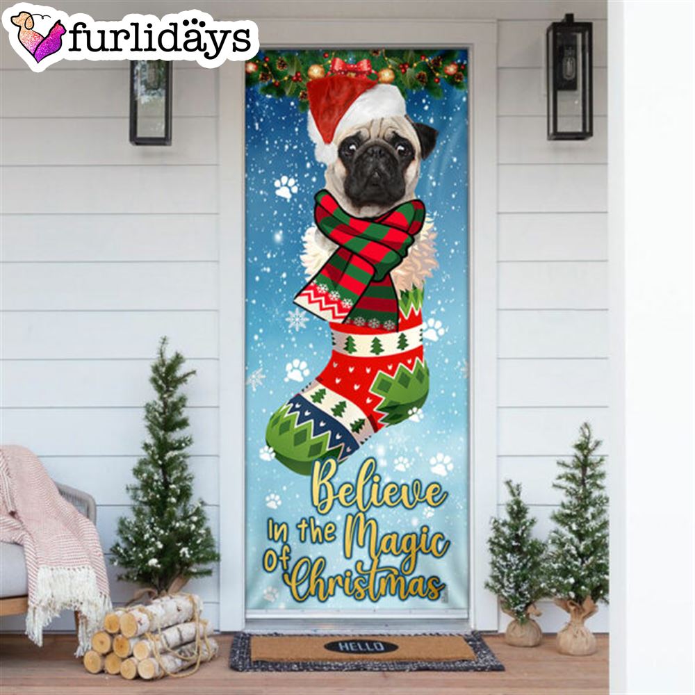 Bulldog In Sock Door Cover Believe In The Magic Of Christmas Door Cover Christmas Outdoor Decoration Gifts For Dog Lovers 6 Bulldog In Sock Door Cover Believe In The Magic Of Christmas Door Cover Christmas Outdoor Decoration Gifts For Dog Lovers 6