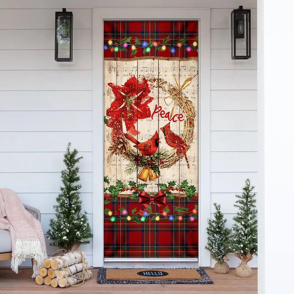 Cardinal Peace Christmas Door Cover Unique Gifts Doorcover Unique Gifts Doorcover 1 Cardinal Peace Christmas Door Cover Unique Gifts Doorcover Unique Gifts Doorcover 1