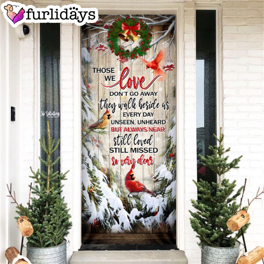 Cardinals Christmas Door Cover Cardinal Christmas Decor Christmas Door Cover Decorations Unique Gifts Doorcover 7