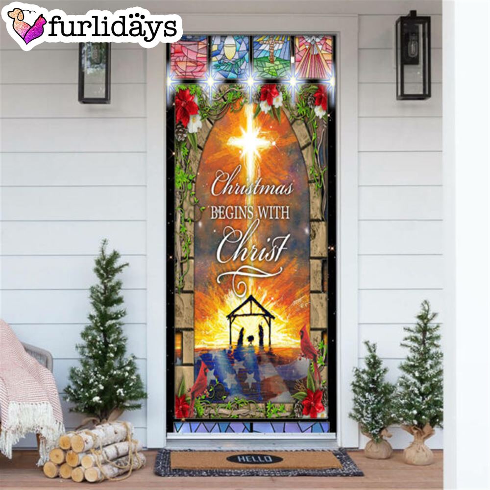 Christmas Begins With Christ Door Cover Christmas Outdoor Decoration Unique Gifts Doorcover 6 Christmas Begins With Christ Door Cover Christmas Outdoor Decoration Unique Gifts Doorcover 6