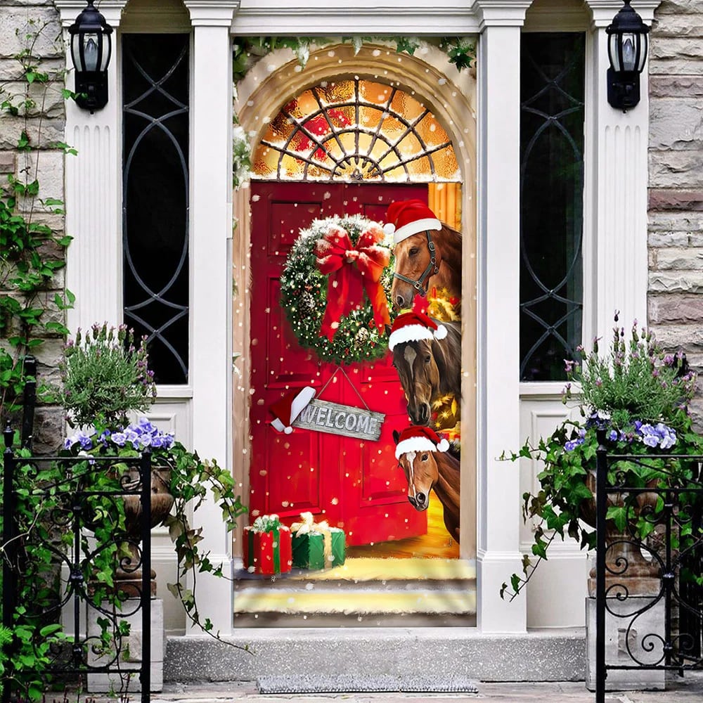 Christmas Begins With Horses Christmas Horse Decor Christmas Outdoor Decoration Unique Gifts Doorcover 3 Christmas Begins With Horses Christmas Horse Decor Christmas Outdoor Decoration Unique Gifts Doorcover 3