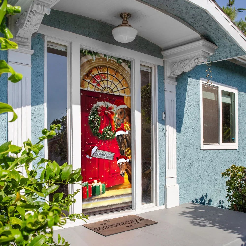 Christmas Begins With Horses Christmas Horse Decor Christmas Outdoor Decoration Unique Gifts Doorcover 5 Christmas Begins With Horses Christmas Horse Decor Christmas Outdoor Decoration Unique Gifts Doorcover 5