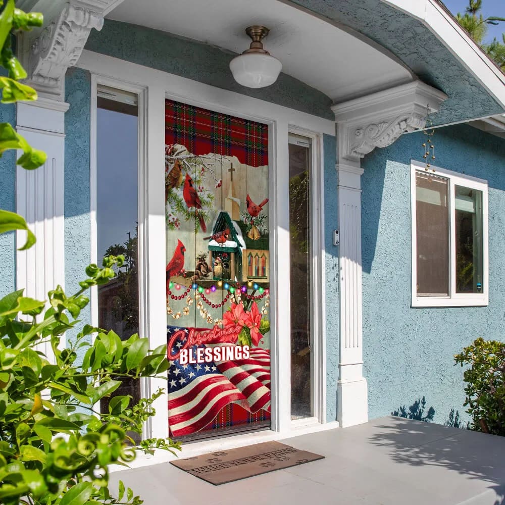 Christmas Blessings Home Door Cover Front Door Christmas Cover Christmas Outdoor Decoration 5 Christmas Blessings Home Door Cover Front Door Christmas Cover Christmas Outdoor Decoration 5