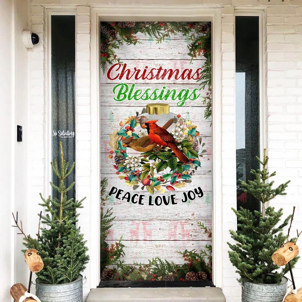 Christmas Cardinal Door Cover Christmas Blessings Love Peace Joy Cardinal Christmas Door Cover Decorations Unique Gifts Doorcover 1 Christmas Cardinal Door Cover Christmas Blessings Love Peace Joy Cardinal Christmas Door Cover Decorations Unique Gifts Doorcover 1