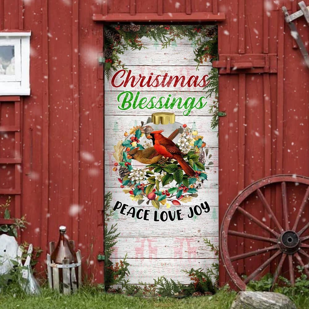 Christmas Cardinal Door Cover Christmas Blessings Love Peace Joy Cardinal Christmas Door Cover Decorations Unique Gifts Doorcover 4 Christmas Cardinal Door Cover Christmas Blessings Love Peace Joy Cardinal Christmas Door Cover Decorations Unique Gifts Doorcover 4
