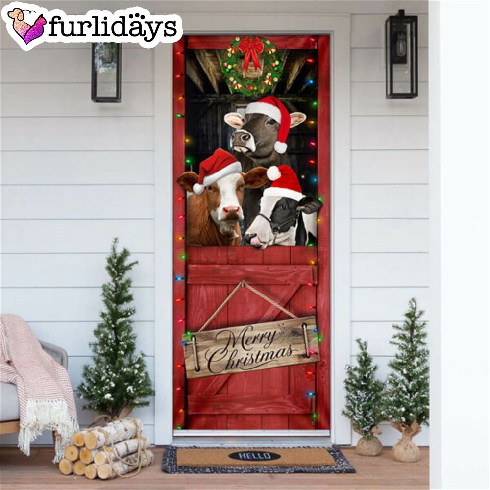 Cow Cattle Merry Christmas Door Cover Door Christmas Cover Cow Lover Gifts Unique Gifts Doorcover 6 Cow Cattle Merry Christmas Door Cover Door Christmas Cover Cow Lover Gifts Unique Gifts Doorcover 6