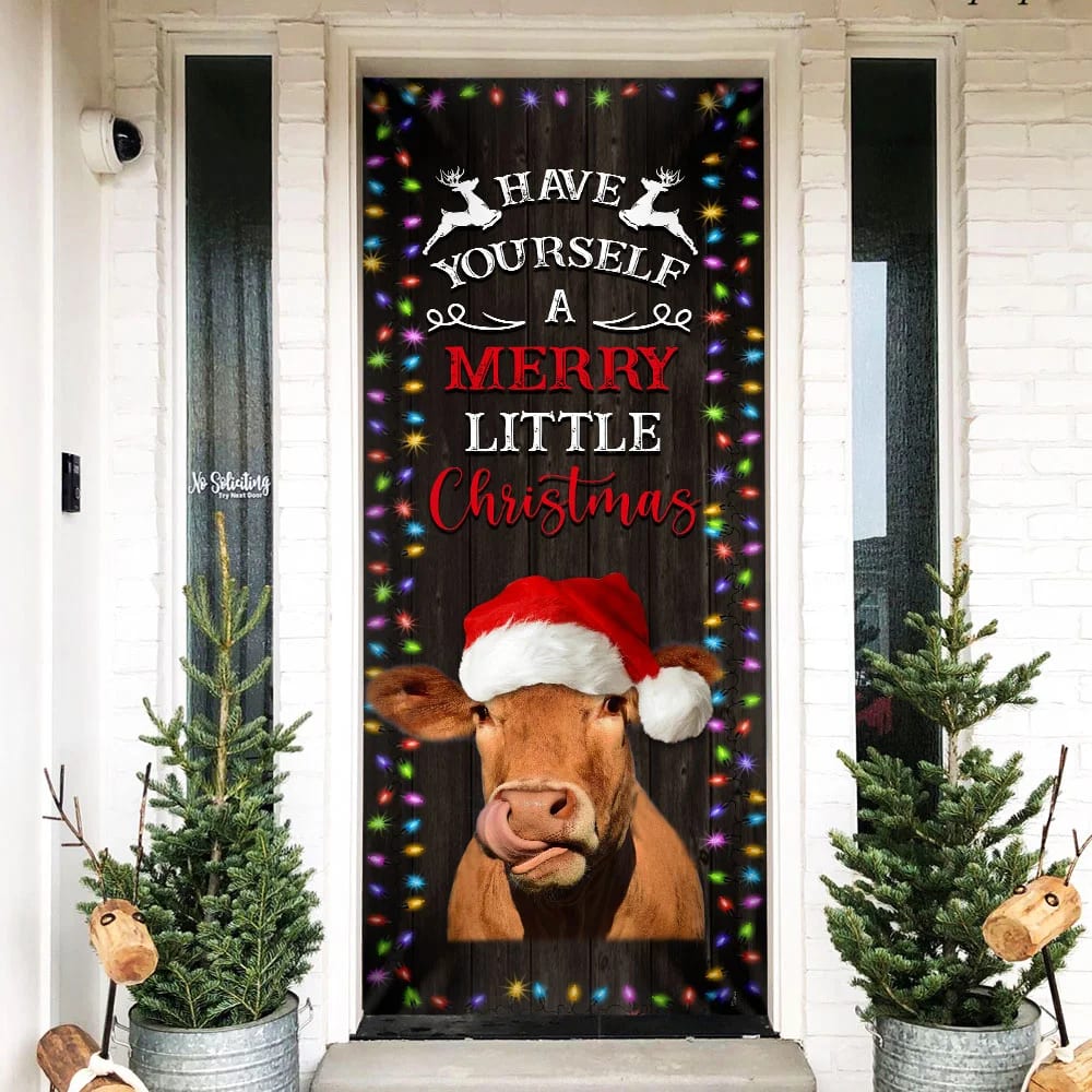 Cow Cattle Door Cover Have Yourself A Merry Little Christmas Door Christmas Cover Unique Gifts Doorcover 1 Cow Cattle Door Cover Have Yourself A Merry Little Christmas Door Christmas Cover Unique Gifts Doorcover 1