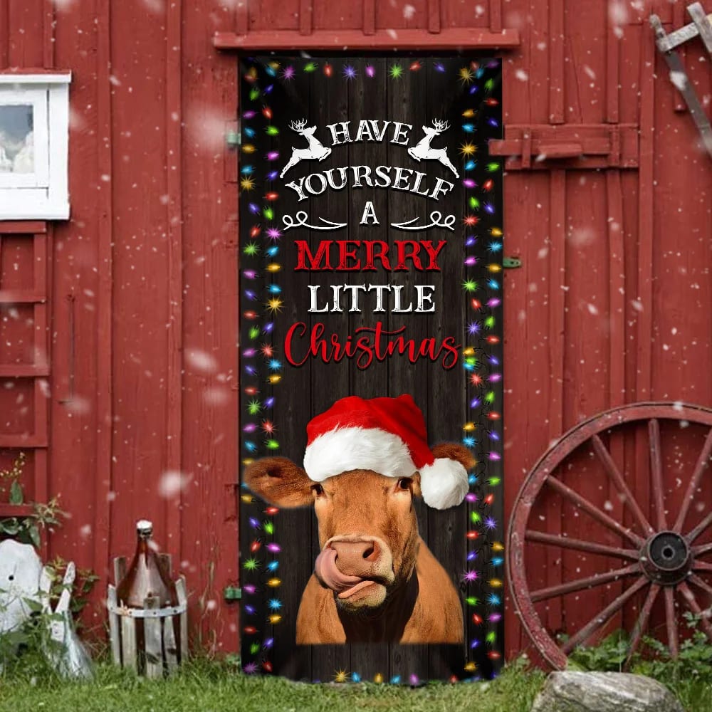 Cow Cattle Door Cover Have Yourself A Merry Little Christmas Door Christmas Cover Unique Gifts Doorcover 4 Cow Cattle Door Cover Have Yourself A Merry Little Christmas Door Christmas Cover Unique Gifts Doorcover 4