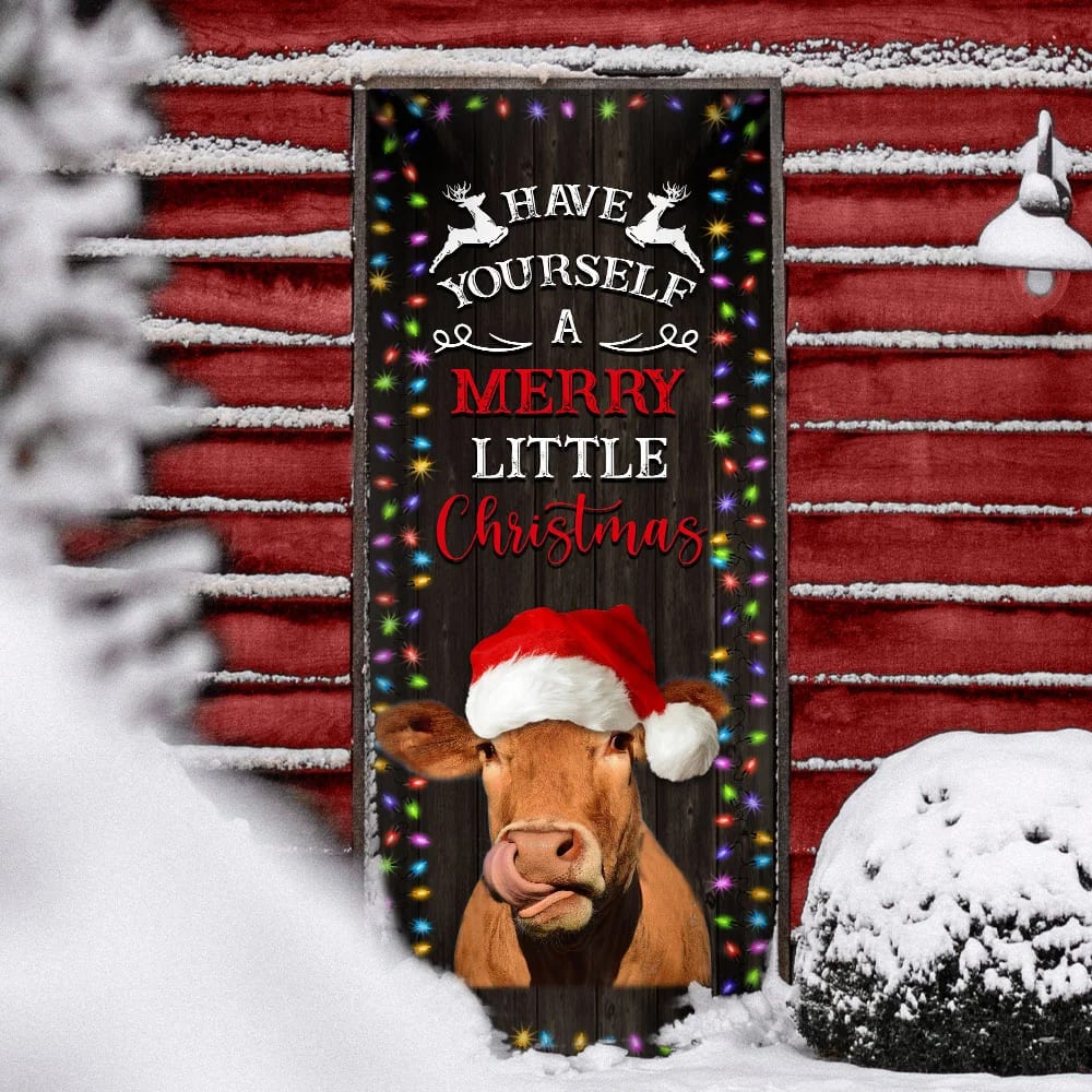 Cow Cattle Door Cover Have Yourself A Merry Little Christmas Door Christmas Cover Unique Gifts Doorcover 5 Cow Cattle Door Cover Have Yourself A Merry Little Christmas Door Christmas Cover Unique Gifts Doorcover 5
