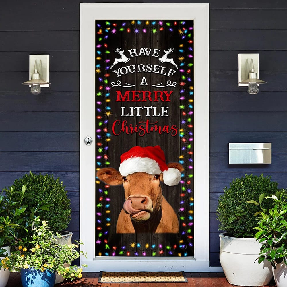 Cow Cattle Door Cover Have Yourself A Merry Little Christmas Door Christmas Cover Unique Gifts Doorcover 6 Cow Cattle Door Cover Have Yourself A Merry Little Christmas Door Christmas Cover Unique Gifts Doorcover 6
