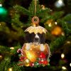 English Springer Spaniel In Golden Egg Christmas Ornament Car Ornament Unique Dog Gifts For Owners 1 x6lwvl.jpg