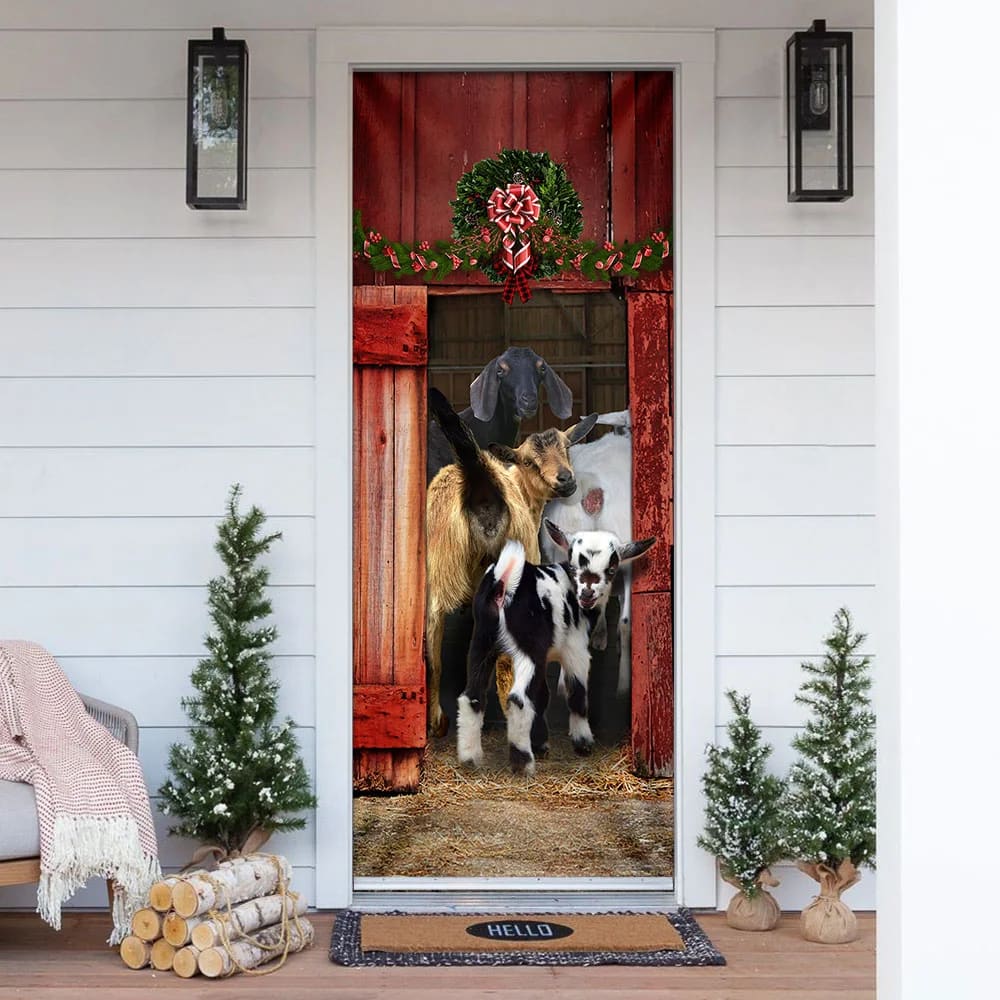Funny Family Goat Door Cover Unique Gifts Doorcover Housewarming Gifts 1 Funny Family Goat Door Cover Unique Gifts Doorcover Housewarming Gifts 1