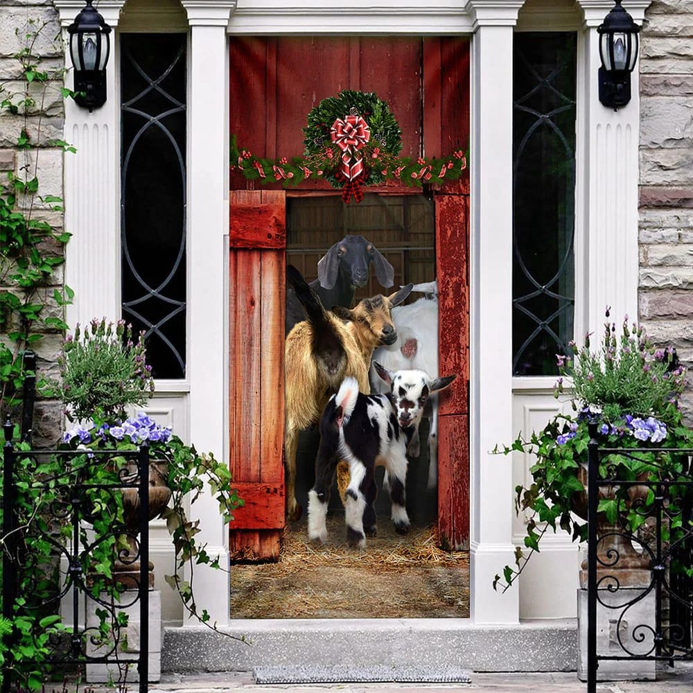 Funny Family Goat Door Cover Unique Gifts Doorcover Housewarming Gifts 2 Funny Family Goat Door Cover Unique Gifts Doorcover Housewarming Gifts 2