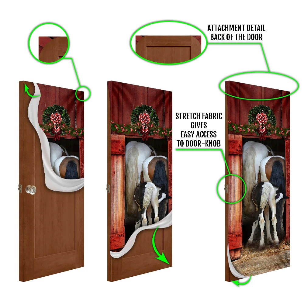 Funny Family Horse Door Cover Unique Gifts Doorcover Christmas Gift For Friends 6 Funny Family Horse Door Cover Unique Gifts Doorcover Christmas Gift For Friends 6